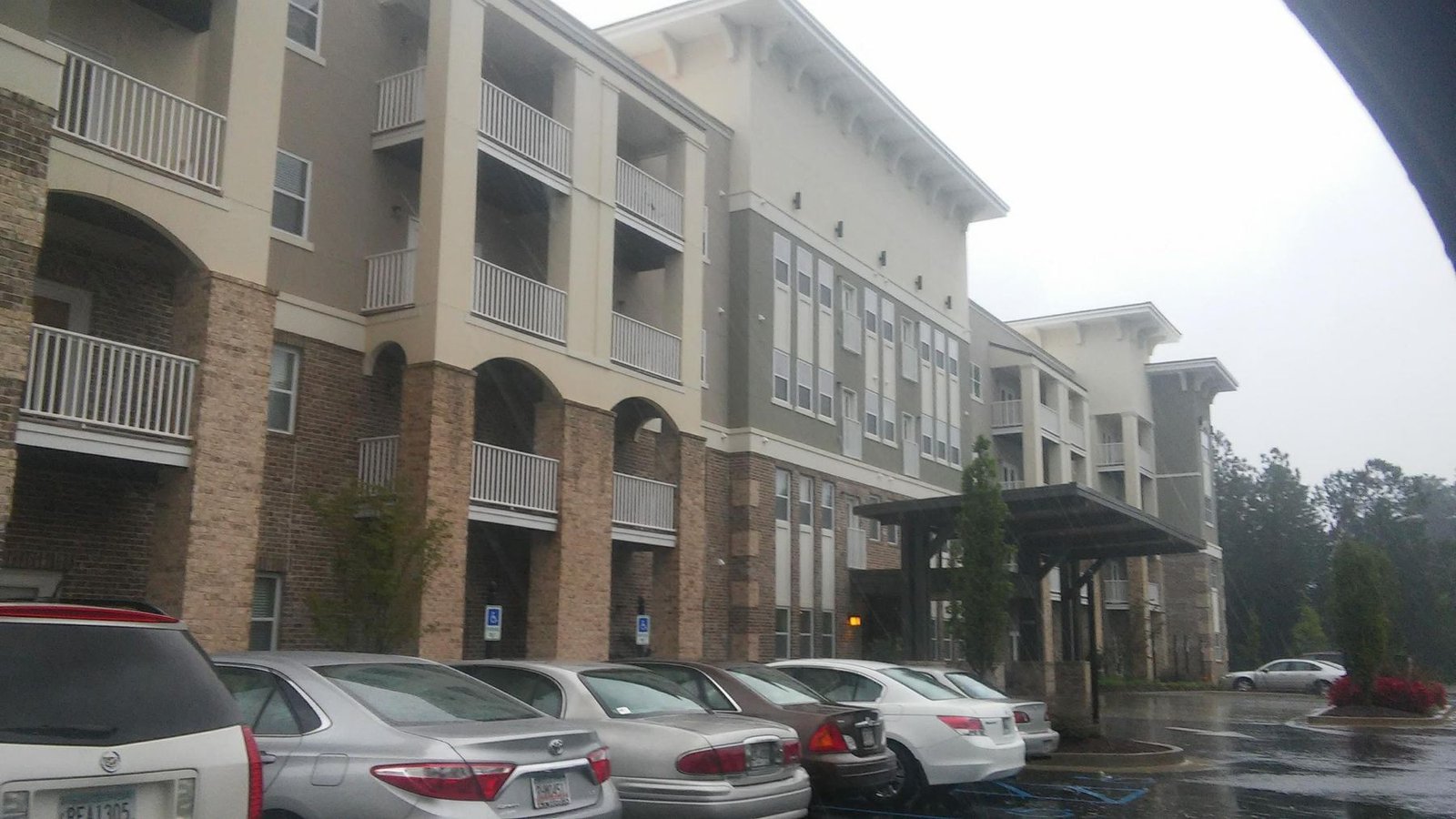 Four-story Mansions senior living building